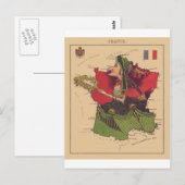 Frankreich Postkarte (Vorne/Hinten)