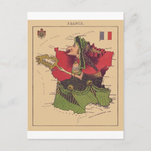 Frankreich Postkarte (Vorderseite)