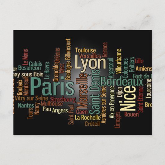 FRANKREICH Postkarte (Vorderseite)