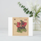 Frankreich Postkarte (Stehend Vorderseite)