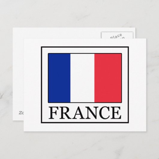 Frankreich Postkarte (Vorne/Hinten)