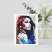 Frankreich Postkarte Kunst - Welt der Frauen (Stehend Vorderseite)