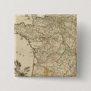 Frankreich Postwege Button