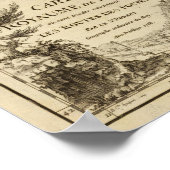 Frankreich Postwege Poster (Ecke)