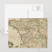 Frankreich Postwege Postkarte (Vorne/Hinten)