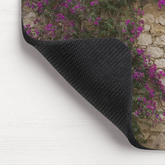 Frankreich, Provence, Eze. Hellrosa Mousepad (Ecke)