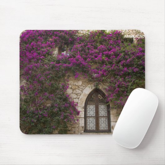 Frankreich, Provence, Eze. Hellrosa Mousepad (Mit Mouse)