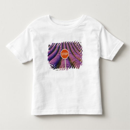Frankreich, Provence. Lavendel und Stopp Kleinkind T-shirt (Vorderseite)