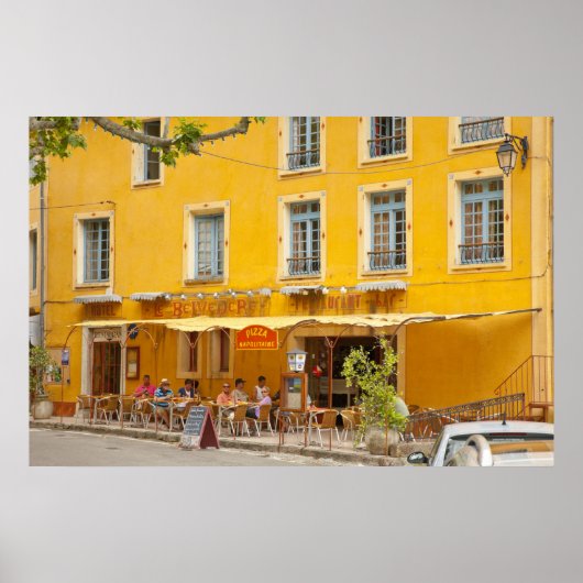 Frankreich, Provence, Moustiers-Ste-Marie. Gutschr Poster (Vorne)