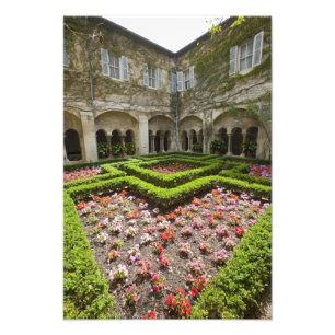 Frankreich, Provence, St. Remy-de-Provence.Garten Fotodruck