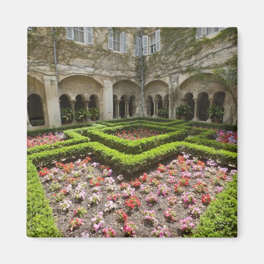Frankreich, Provence, St. Remy-de-Provence. Garten Magnet (Vorne)