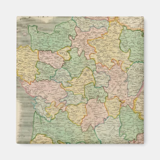 Frankreich, Provinzen 2 Magnet (Vorne)