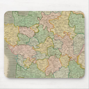 Frankreich, Provinzen 2 Mousepad