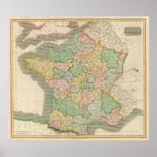 Frankreich, Provinzen 2 Poster (Vorne)