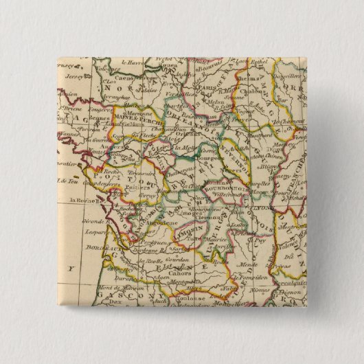 Frankreich, Provinzen Button (Vorderseite)