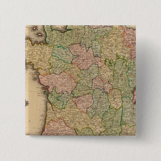 Frankreich, Provinzen Button (Vorderseite)