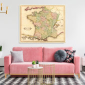 Frankreich, Provinzen Leinwanddruck (Insitu (Wohnzimmer))