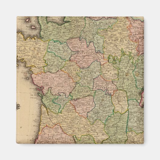 Frankreich, Provinzen Magnet (Vorne)