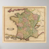 Frankreich, Provinzen Poster (Vorne)