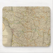 Frankreich Provinzgrenzen Mousepad (Vorne)