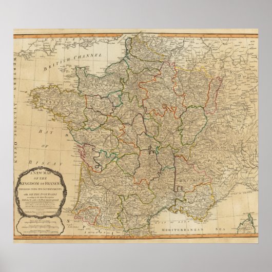 Frankreich, Regierungen Poster (Vorne)