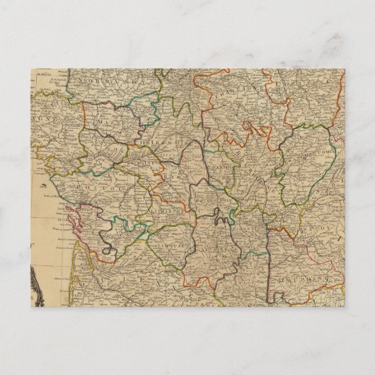 Frankreich, Regierungen Postkarte (Vorderseite)