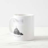 Frankreich-Reise-Foto-Heiliges Mont Michel Kaffeetasse (Vorderseite Links)