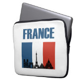 Frankreich Reisen - Paris City Skyline Französisch Laptopschutzhülle (Vorderseite Links)