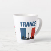 Frankreich Reisen - Paris City Skyline Französisch Milchtasse (Rechte Ecke)