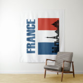 Frankreich Reisen - Paris City Skyline Französisch Wandteppich (Beispiel)