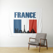 Frankreich Reisen - Paris City Skyline Französisch Wandteppich (Beispiel (Horizontal))