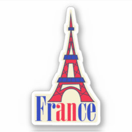 Frankreich Reisen Vinyl Sticker