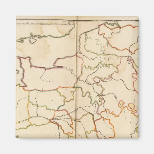 Frankreich Reivers Kontur Magnet (Vorne)