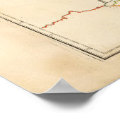 Frankreich Reivers Kontur Poster (Ecke)