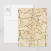 Frankreich Reivers Kontur Postkarte (Vorne/Hinten)