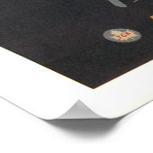 Frankreich Retro Travel Poster (Ecke)