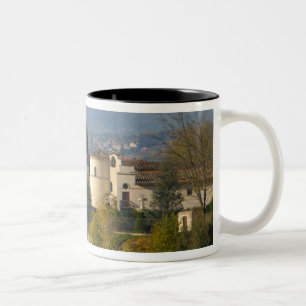 Frankreich, Rhone, Stadt in der Nähe von Vienne 2 Zweifarbige Tasse