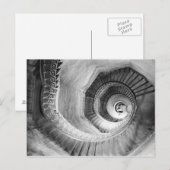 FRANKREICH, Rhonetal, LYON: Traboule-Treppe Postkarte (Vorne/Hinten)