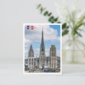 Frankreich - Rouen - Cattedrale di Notre-Dame - Postkarte (Stehend Vorderseite)