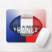 Frankreich-Rugbyball Mousepad (Mit Mouse)