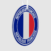 Frankreich Runde Emblem Ornament (Vorderseite)
