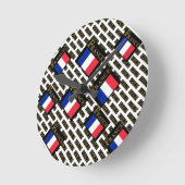 FRANKREICH RUNDE WANDUHR (Winkel)