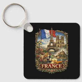 Frankreich Schlüsselanhänger