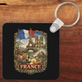 Frankreich Schlüsselanhänger (Rückseite)