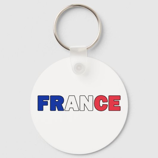 Frankreich Schlüsselanhänger (Vorderseite)
