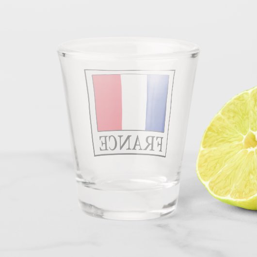 Frankreich Schnapsglas (Rückseite)