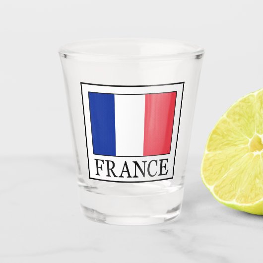Frankreich Schnapsglas (Vorderseite)