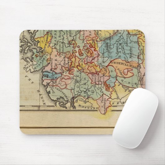 Frankreich, Schweiz, Deutschland Mousepad (Mit Mouse)