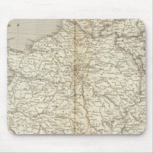 Frankreich, Schweiz und Belgien Mousepad