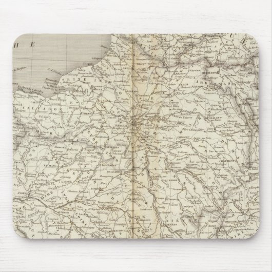 Frankreich, Schweiz und Belgien Mousepad (Vorne)